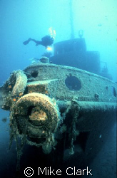 Diver enjoying the rozi wreck.
nik v 15mm lens
fujichro... by Mike Clark 